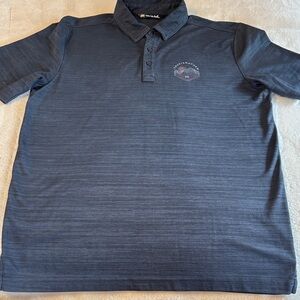 Travis Mathew Dark Charcoal Polo Shirt